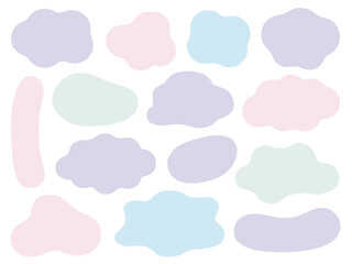 淡くて可愛いパステルのふんわりフレーム