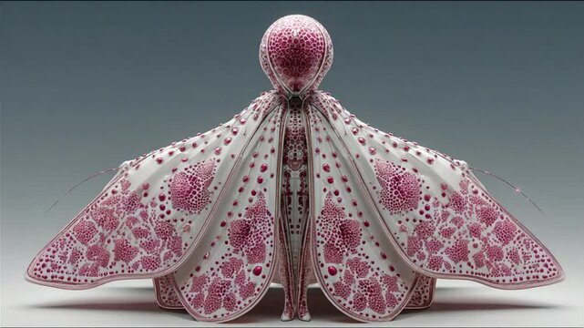 Spectacular Spotted Lanternfly Creative Design with Pink and White Colors