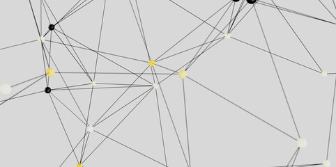 Obraz premium Stock photo of an abstract network visualization. Ideal for technology, connection, and communication concepts.