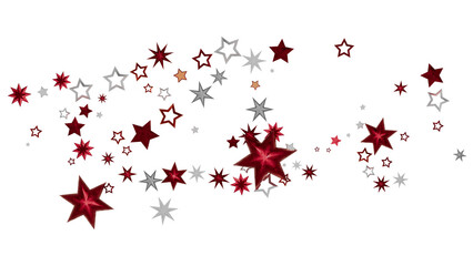 Beautiful sparkling stars, perfect for holiday designs. Red, silver, and white.