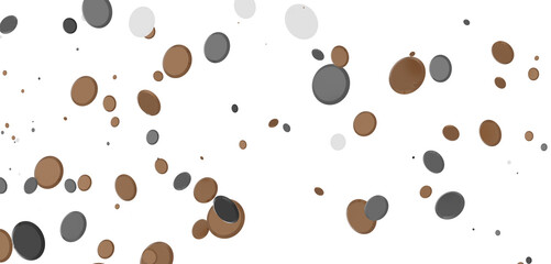 confetti png. Gold confetti falls from the sky.