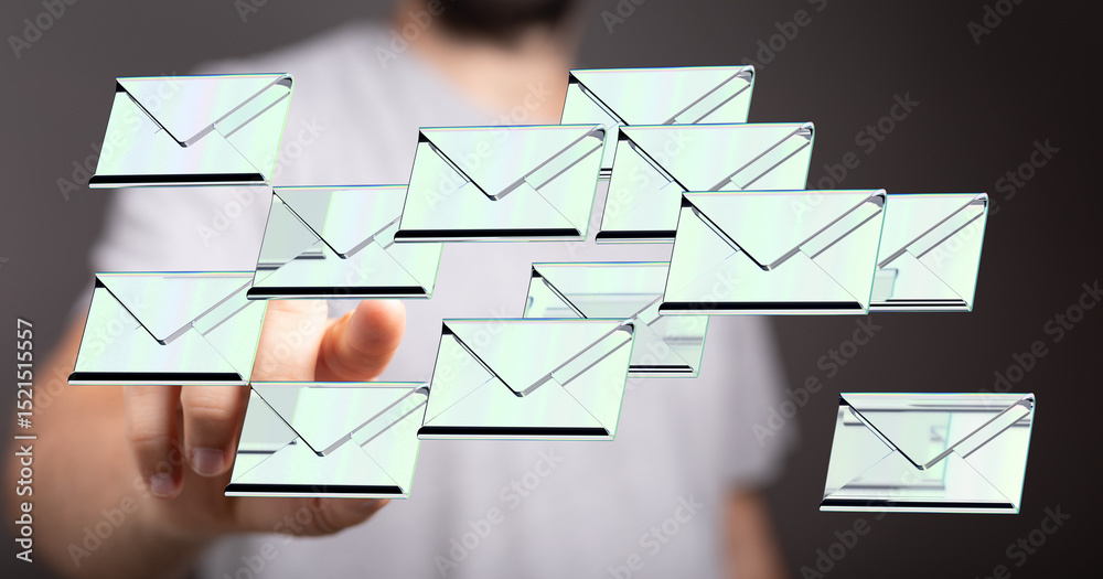 Leinwandbilder streamline your email workflow. efficiently manage and organize numerous messages.