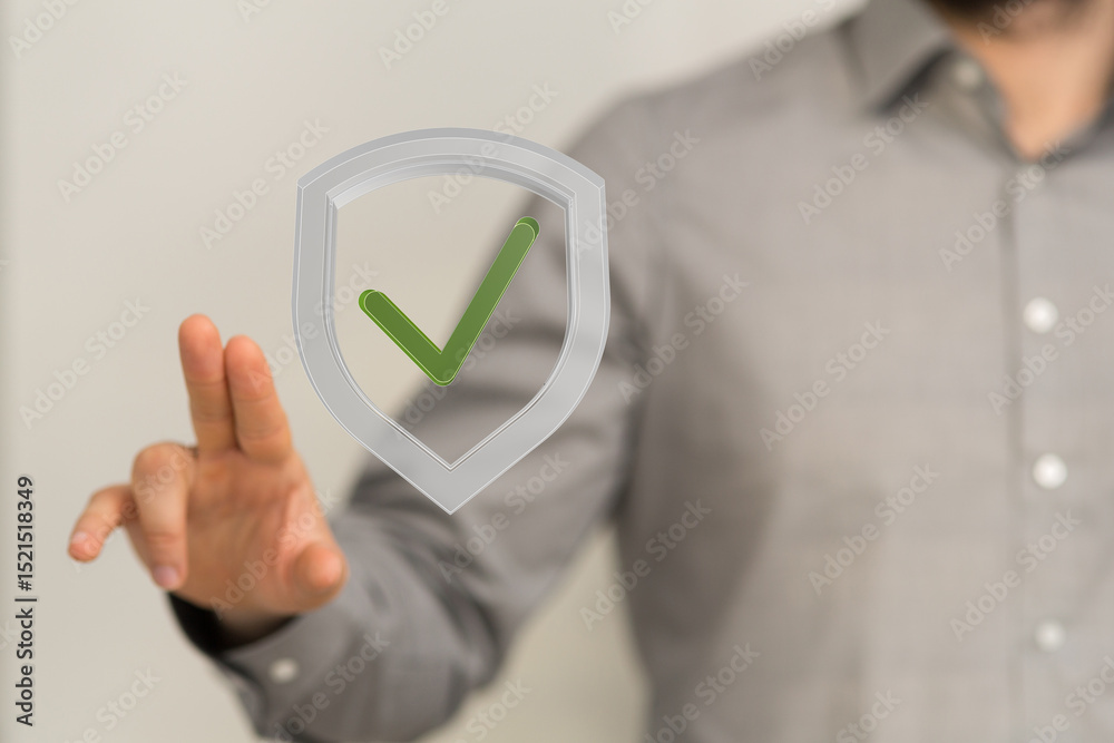 Poster safeguard your data with our advanced security. guaranteed protection.