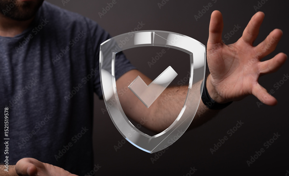 Poster Safeguard your information with robust security measures.  Ensuring data privacy and protection.