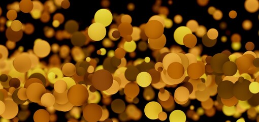 Abstract background with golden circles. Perfect for celebration, luxury, or festive designs.