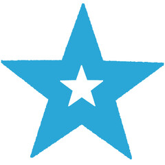 Somalia national flag isolated on white background.
Somalia flag consist of White color star in center with blue color outer layer.
Somalian official Country Flag