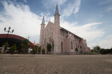 Wat Phra Christ Phra Haruthai ,One of the most beautiful Catholic churches in Thailand.