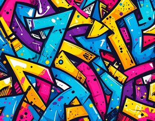 colorful letters background