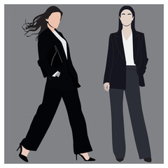 business woman in suit