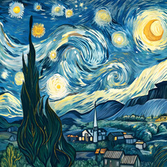 the starry night