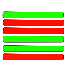 Fototapeta premium Colorful blank web buttons and icons set for your glossy internet site design vector illustration