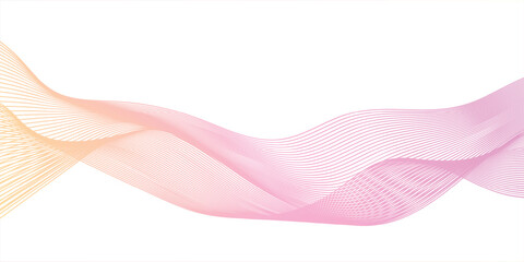 Decorative digital mesh and wave form in a smooth blend


