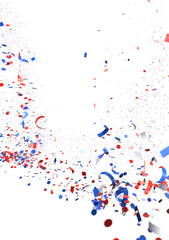 Confetti -  Independence Day background with Confetti.