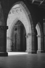 Obraz premium details of a gothic church in Mexico