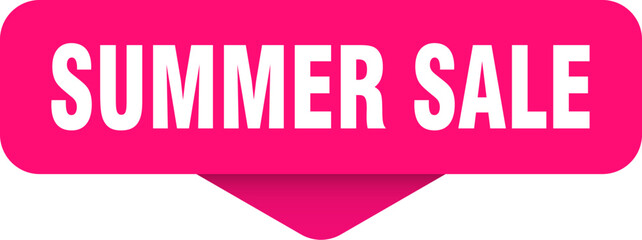 summer sale sticker. summer sale sign on transparent background