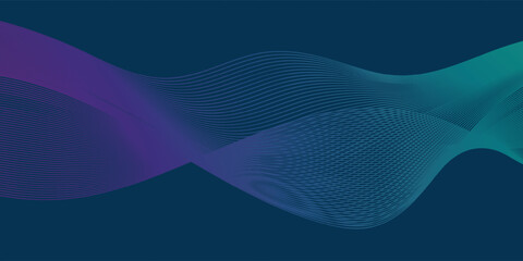 Abstract fluid motion design with high contrast wave elements

8