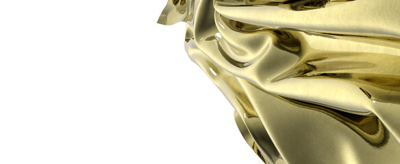 Golden waves of luxury gold luxury texture abstract design