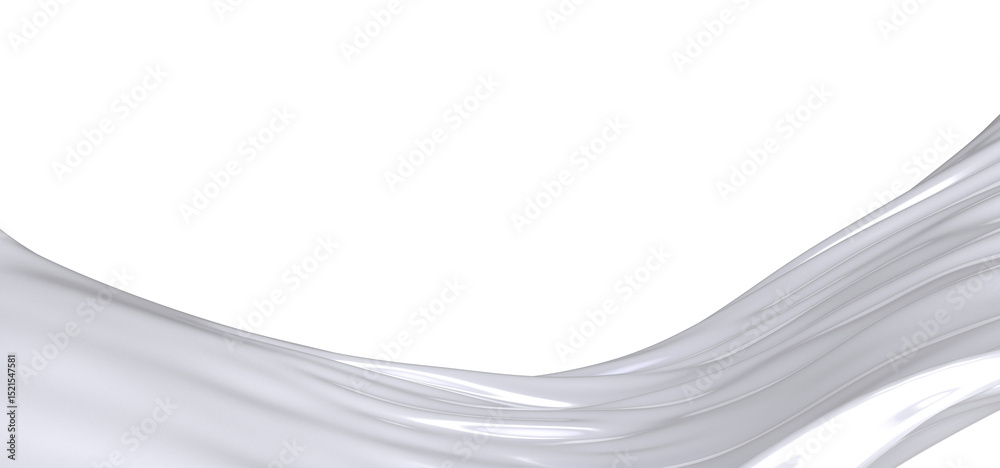 Poster abstract image of flowing white fabric. perfect for elegant designs and backgrounds.