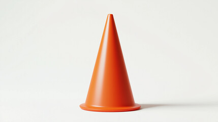 traffic cone on a white background