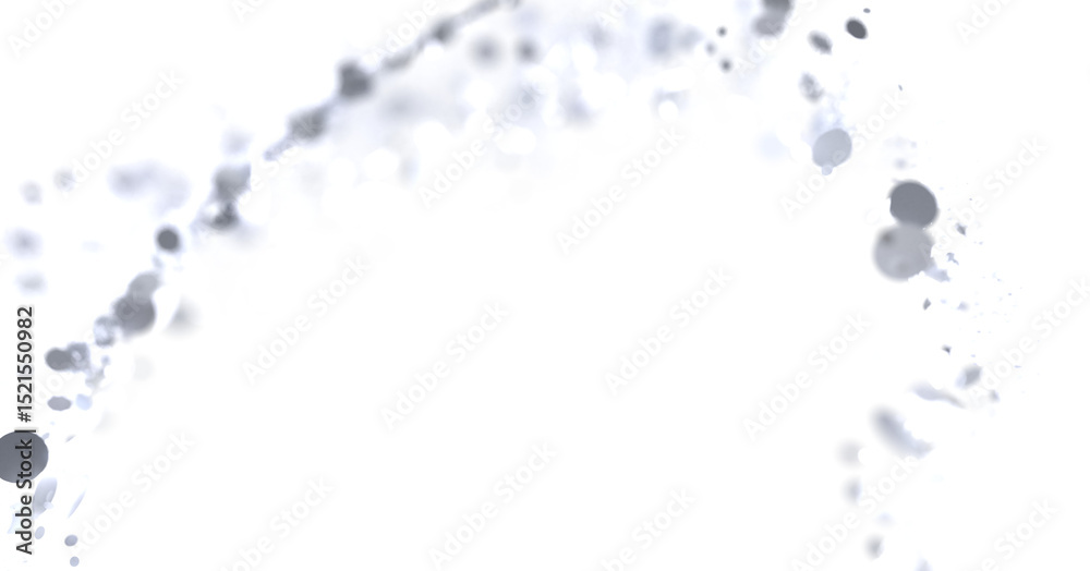 Poster high-quality stock photo of abstract gray particles on white background. perfect for design projects