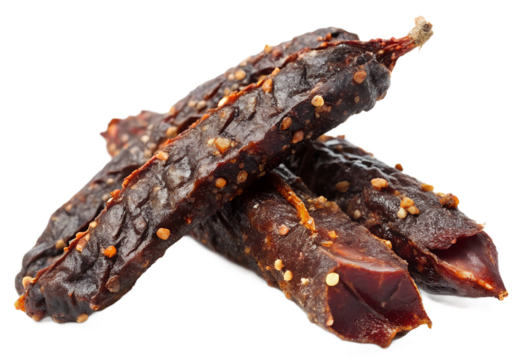 Biltong (air-dried spiced meat) generative ai