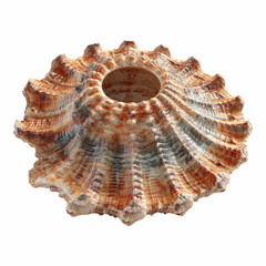 Obraz premium Close-up of a Unique Star Shaped Sea Shell with