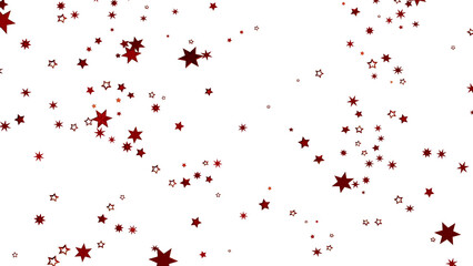 Beautiful red stars scattered across a white background. Perfect for festive designs.