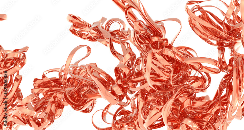 Aufkleber high-resolution image of abstract rose gold metallic texture. perfect for backgrounds, design projec