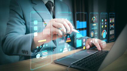 UX UI, Mobile app user interface designs, digital software, mobile app development concept. Planning application process develop prototype wireframe for mobile phone. User experience, computer code.