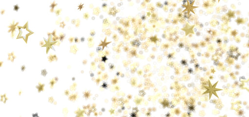 Elegant gold stars on white. Perfect for holidays, celebrations, and more!