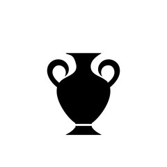 Greek Pottery Silhouette - Bold Symmetrical Design 
