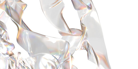 High-quality stock photo of abstract iridescent fluid shapes. Perfect for modern designs.
