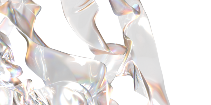 High-quality stock photo of abstract iridescent fluid shapes. Perfect for modern designs.