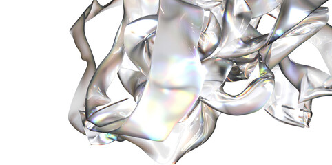 Iridescent, metallic, abstract background. Perfect for modern designs.