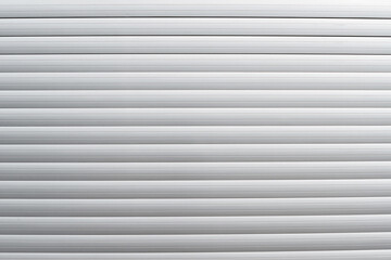 Modern Gray Garage Door with Slatted Design