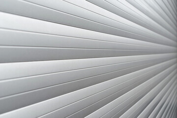 Texture of garage door or sandwich panel in gray color Close-up.