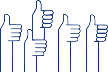 Vector line simple illustrations, hands and gesture in outline style, sticker gesture, print and poster design, like geatures 