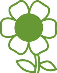 sunflower icon transparent vector illustration pattern background icon cute