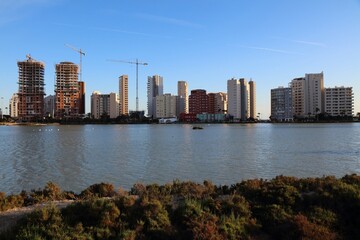 Naklejka premium Salines de Calp in Calpe, Spain