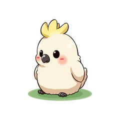 Cute Baby Cockatoo Clipart 03