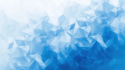 Blue Geometric Abstract Art Background: Dynamic Shapes, Color Theory, and Modern Aesthetics in Contemporary Design
