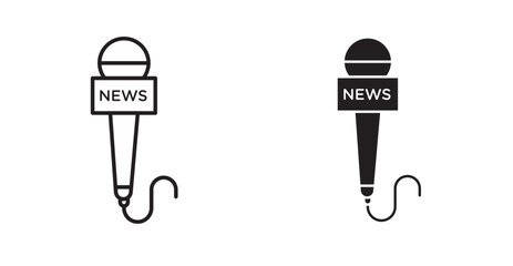 news microphone icon