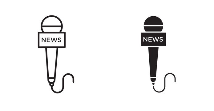 news microphone icon