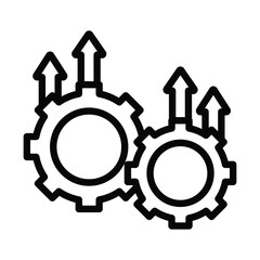 Operational Excellence line icon , vector, pixel perfect, illustrator file 
