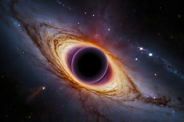 Moon in black hole 