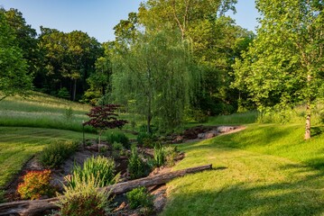 Gardens at Sunset, York County Pennsylvania