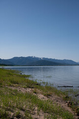 Snow Capped Mountains in the Spring