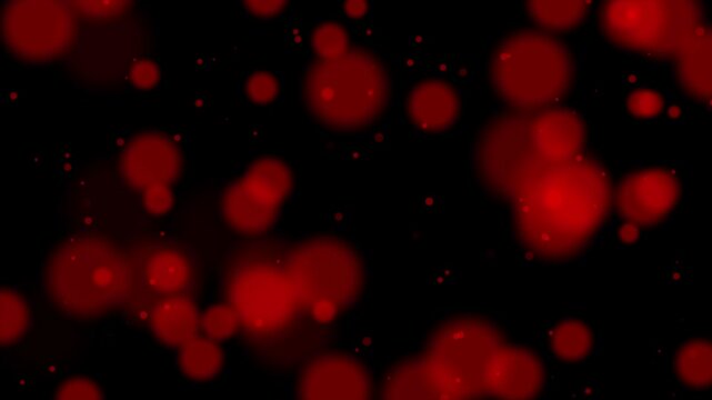 background abstract dari tas plastik warna orange dan merah 4k.