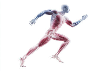 simplified diagram of human movement mechanics emphasizing biomechanics and neural networks
