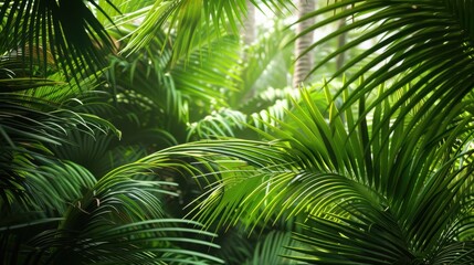 Palms luxury model natural background